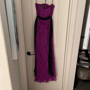Vera Wang Strapless Dress